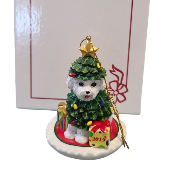 Danbury Mint Holiday Danbury Mint Bichon Frise 29 Christmas